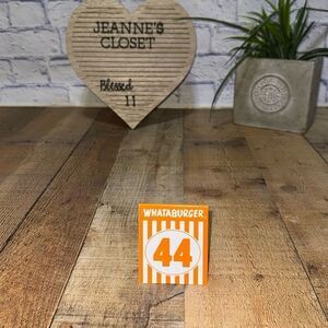 Whataburger Table Tent # 44 - perfect gift on birthday for a Whata-fanatic